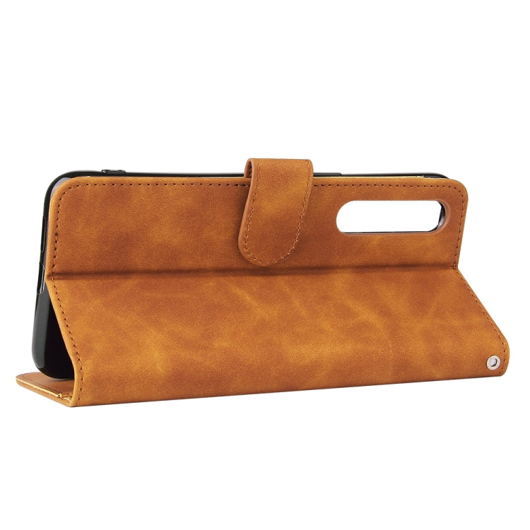 For Rakuten Big Solid Color Skin Feel Magnetic Buckle Horizontal Flip Calf Texture PU Leather Case with Holder & Card Slots & Wallet