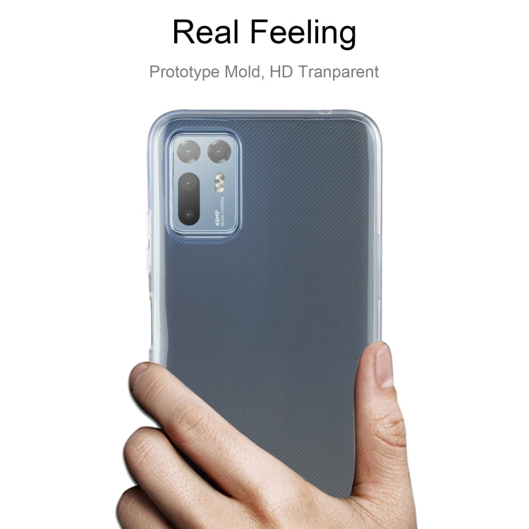 For HTC Desire 21+ 0.75mm Ultra-thin Transparent TPU Soft Protective Case