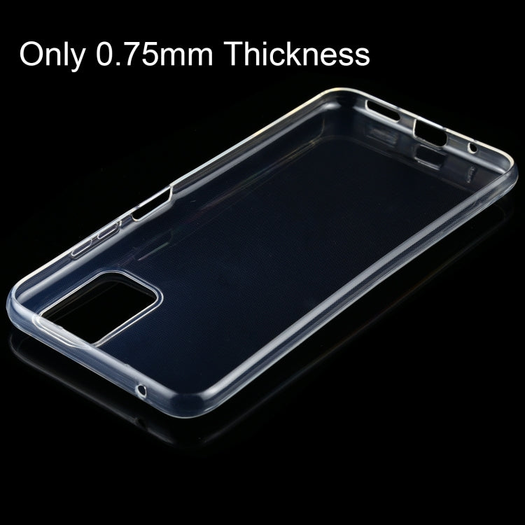 For HTC Desire 21+ 0.75mm Ultra-thin Transparent TPU Soft Protective Case