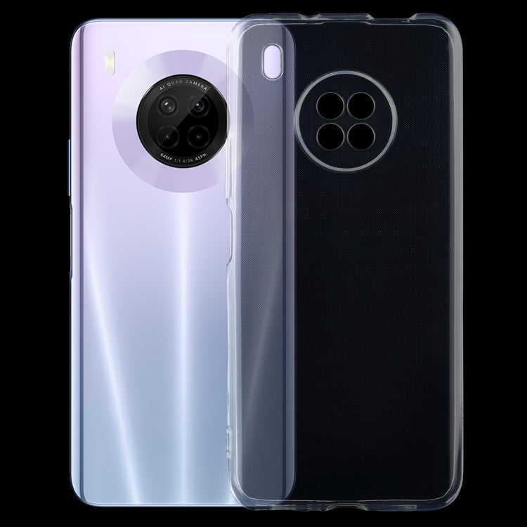For Huawei Y9a 0.75mm Ultra-thin Transparent TPU Soft Protective Case