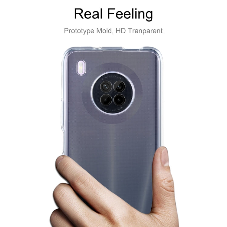 For Huawei Y9a 0.75mm Ultra-thin Transparent TPU Soft Protective Case