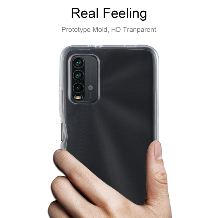 For Xiaomi Redmi Note 9 4G 0.75mm Ultra-thin Transparent TPU Soft Protective Case