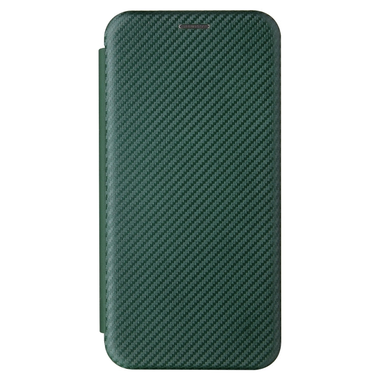 For Xiaomi Redmi Note 9 4G Carbon Fiber Texture Horizontal Flip TPU + PC + PU Leather Case with Card Slot