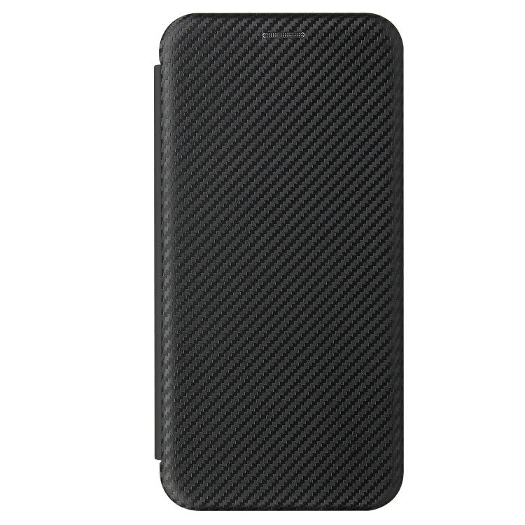 For Xiaomi Redmi Note 9 5G Carbon Fiber Texture Horizontal Flip TPU + PC + PU Leather Case with Card Slot