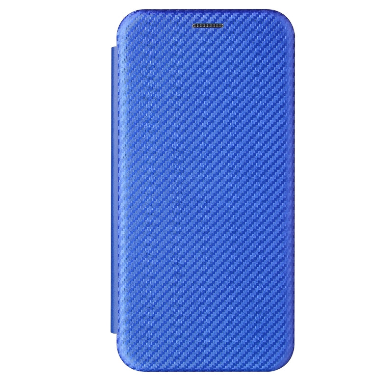 For Xiaomi Redmi Note 9 5G Carbon Fiber Texture Horizontal Flip TPU + PC + PU Leather Case with Card Slot