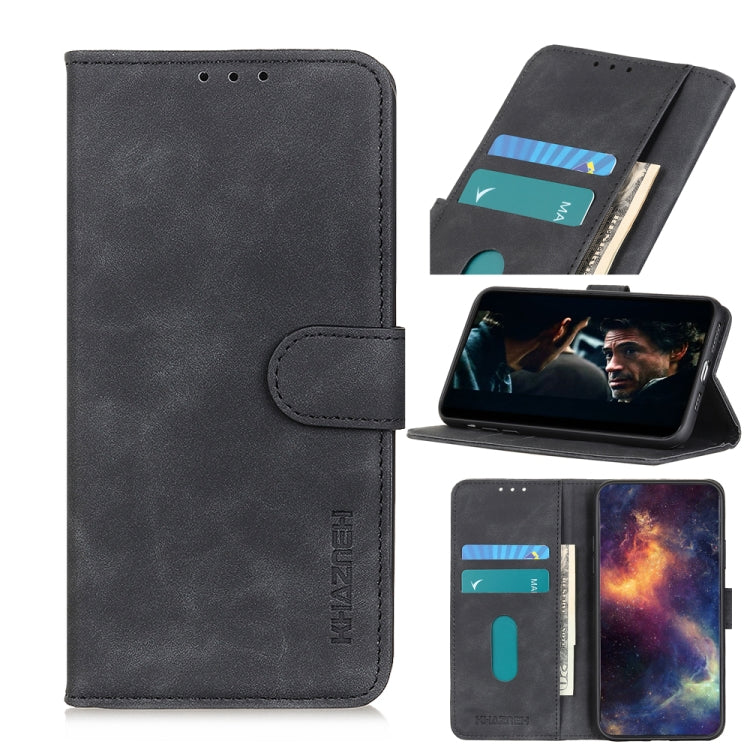 For Xiaomi Poco M3 KHAZNEH Retro Texture PU + TPU Horizontal Flip Leather Case with Holder & Card Slots & Wallet