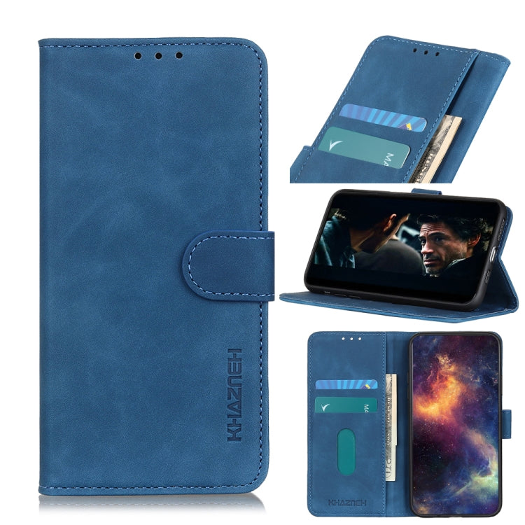 For Xiaomi Poco M3 KHAZNEH Retro Texture PU + TPU Horizontal Flip Leather Case with Holder & Card Slots & Wallet