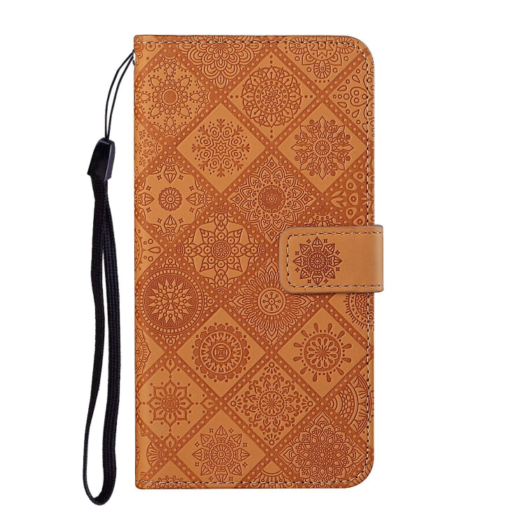 For Xiaomi Redmi 9 Ethnic Style Embossed Pattern Horizontal Flip Leather Case with Holder & Card Slots & Wallet & Lanyard