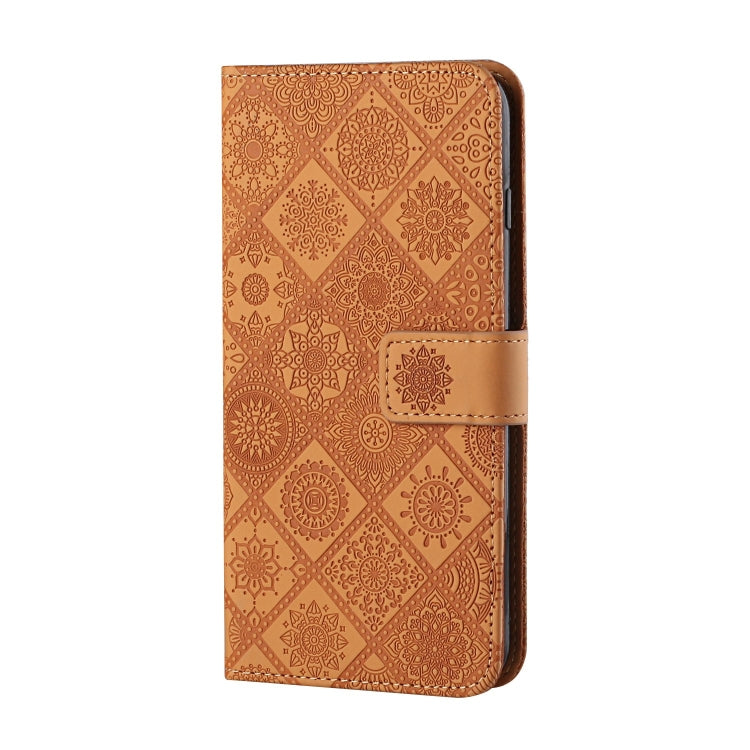 For Xiaomi Redmi 9 Ethnic Style Embossed Pattern Horizontal Flip Leather Case with Holder & Card Slots & Wallet & Lanyard