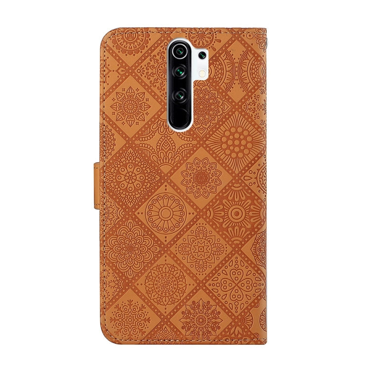 For Xiaomi Redmi 9 Ethnic Style Embossed Pattern Horizontal Flip Leather Case with Holder & Card Slots & Wallet & Lanyard