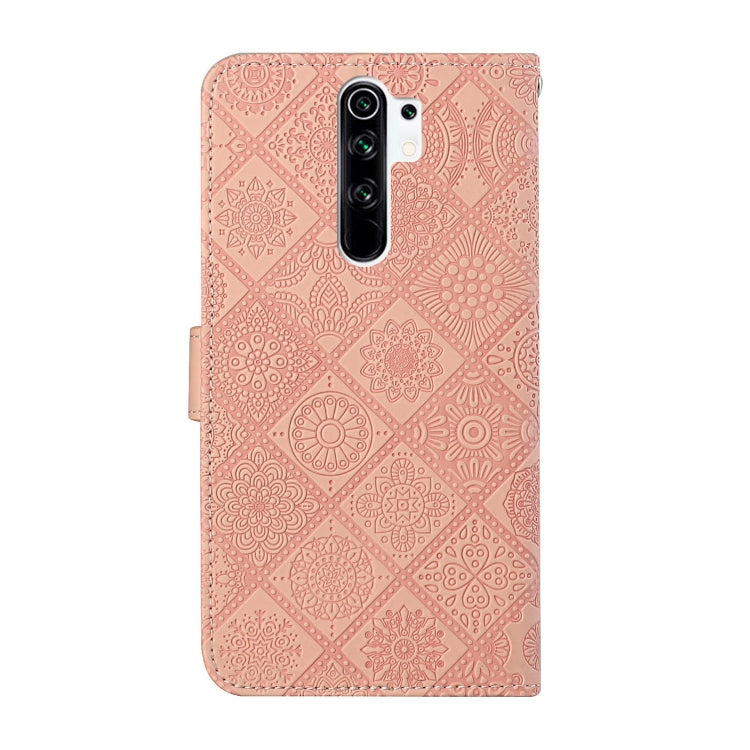 For Xiaomi Redmi 9 Ethnic Style Embossed Pattern Horizontal Flip Leather Case with Holder & Card Slots & Wallet & Lanyard