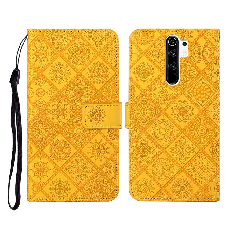 For Xiaomi Redmi 9 Ethnic Style Embossed Pattern Horizontal Flip Leather Case with Holder & Card Slots & Wallet & Lanyard