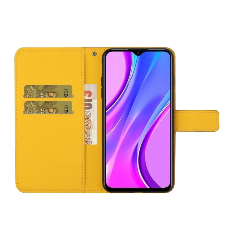 For Xiaomi Redmi 9 Ethnic Style Embossed Pattern Horizontal Flip Leather Case with Holder & Card Slots & Wallet & Lanyard