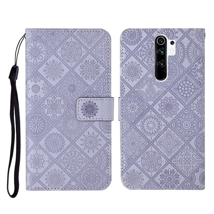 For Xiaomi Redmi 9 Ethnic Style Embossed Pattern Horizontal Flip Leather Case with Holder & Card Slots & Wallet & Lanyard