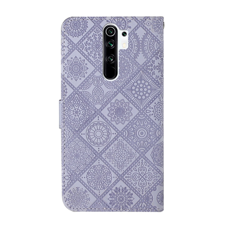 For Xiaomi Redmi 9 Ethnic Style Embossed Pattern Horizontal Flip Leather Case with Holder & Card Slots & Wallet & Lanyard