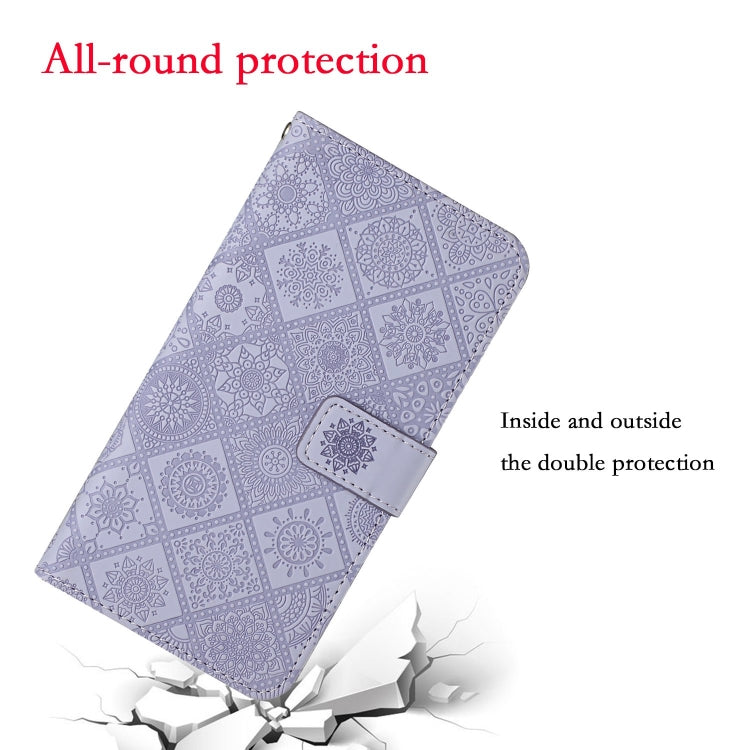 For Xiaomi Redmi 9 Ethnic Style Embossed Pattern Horizontal Flip Leather Case with Holder & Card Slots & Wallet & Lanyard