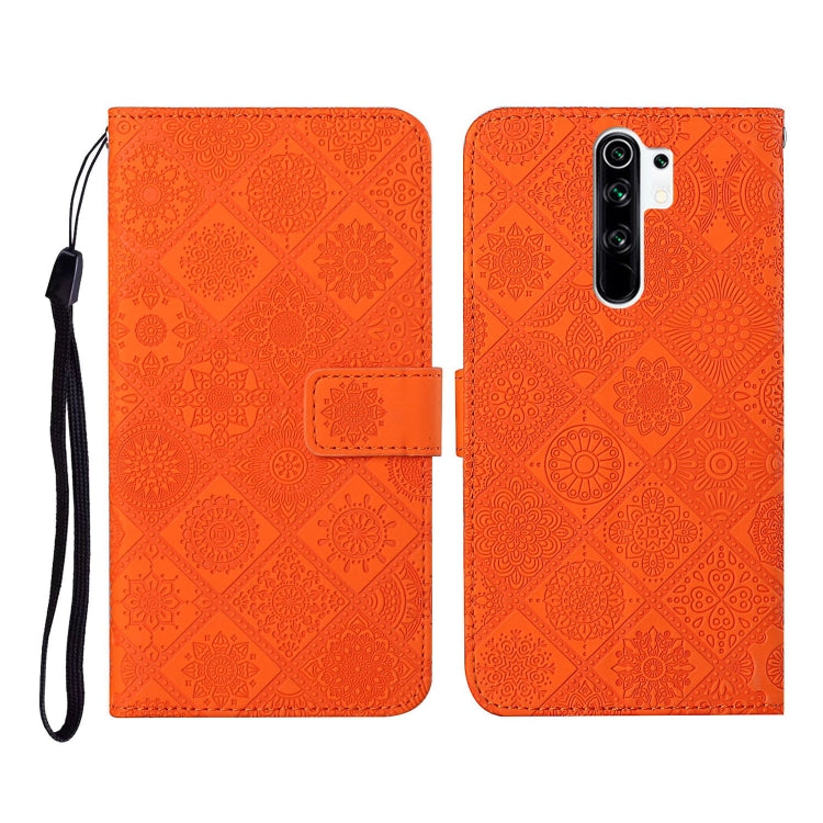 For Xiaomi Redmi 9 Ethnic Style Embossed Pattern Horizontal Flip Leather Case with Holder & Card Slots & Wallet & Lanyard