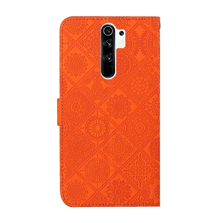 For Xiaomi Redmi 9 Ethnic Style Embossed Pattern Horizontal Flip Leather Case with Holder & Card Slots & Wallet & Lanyard