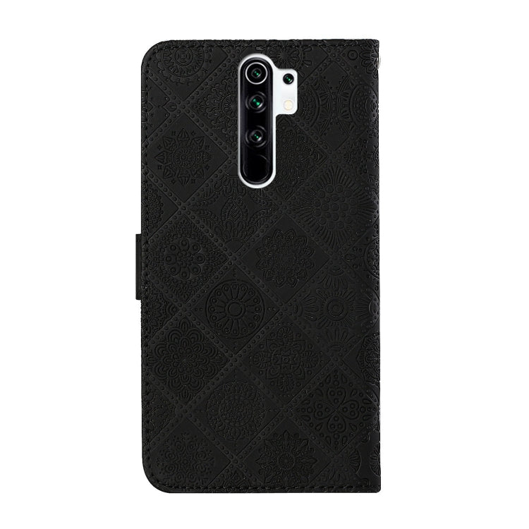 For Xiaomi Redmi 9 Ethnic Style Embossed Pattern Horizontal Flip Leather Case with Holder & Card Slots & Wallet & Lanyard