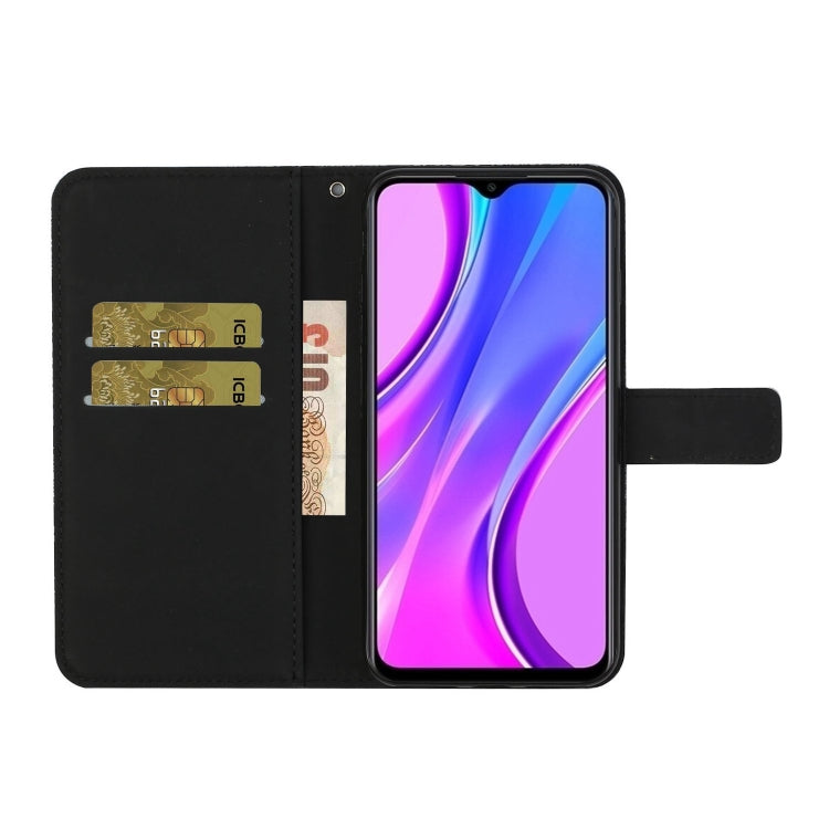 For Xiaomi Redmi 9 Ethnic Style Embossed Pattern Horizontal Flip Leather Case with Holder & Card Slots & Wallet & Lanyard