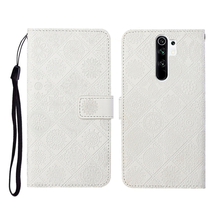 For Xiaomi Redmi 9 Ethnic Style Embossed Pattern Horizontal Flip Leather Case with Holder & Card Slots & Wallet & Lanyard