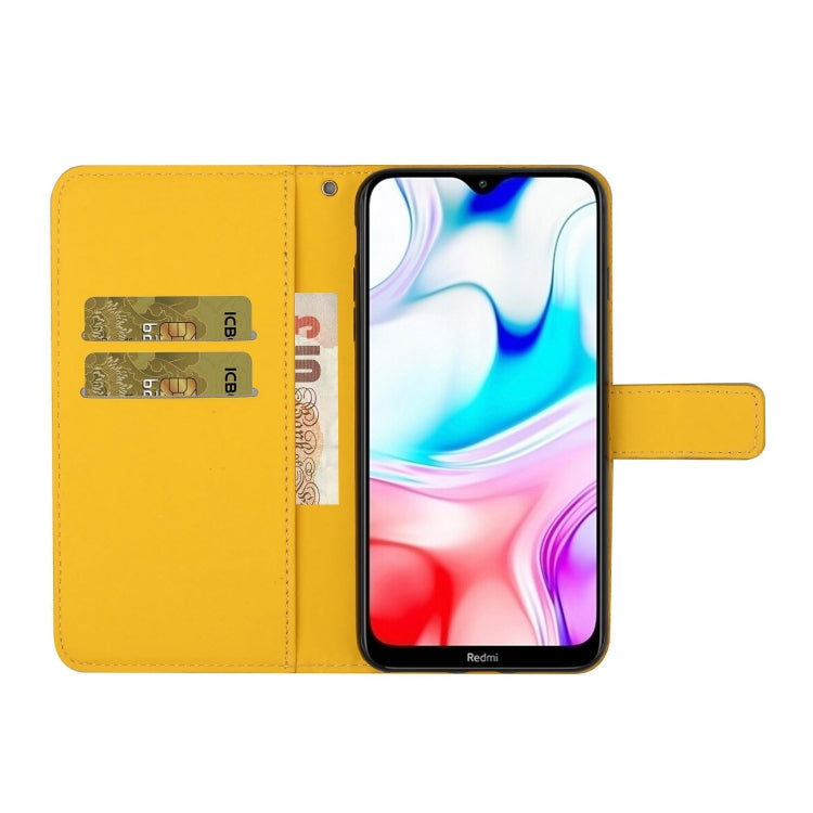 For Xiaomi Redmi 9A Ethnic Style Embossed Pattern Horizontal Flip Leather Case with Holder & Card Slots & Wallet & Lanyard