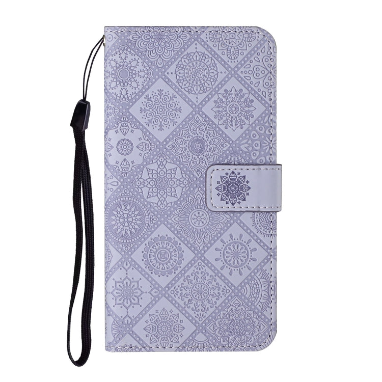 For Xiaomi Redmi 9A Ethnic Style Embossed Pattern Horizontal Flip Leather Case with Holder & Card Slots & Wallet & Lanyard