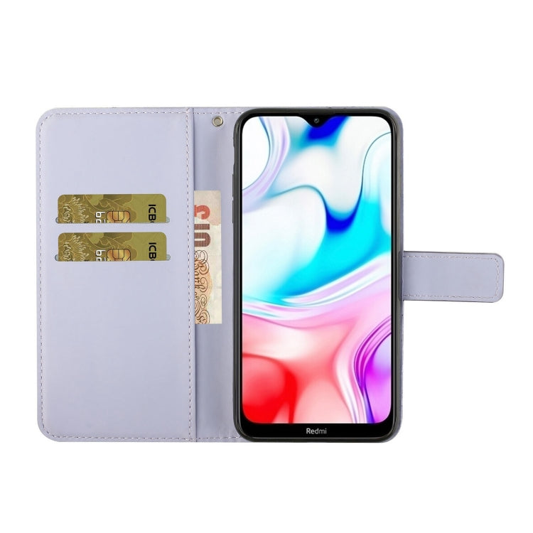 For Xiaomi Redmi 9A Ethnic Style Embossed Pattern Horizontal Flip Leather Case with Holder & Card Slots & Wallet & Lanyard