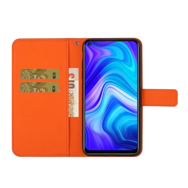 For Xiaomi Redmi Note 9 Ethnic Style Embossed Pattern Horizontal Flip Leather Case with Holder & Card Slots & Wallet & Lanyard