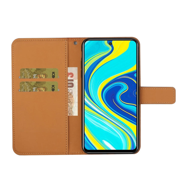 For Xiaomi Redmi Note 9 Pro Ethnic Style Embossed Pattern Horizontal Flip Leather Case with Holder & Card Slots & Wallet & Lanyard