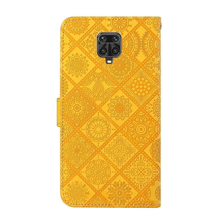 For Xiaomi Redmi Note 9 Pro Ethnic Style Embossed Pattern Horizontal Flip Leather Case with Holder & Card Slots & Wallet & Lanyard