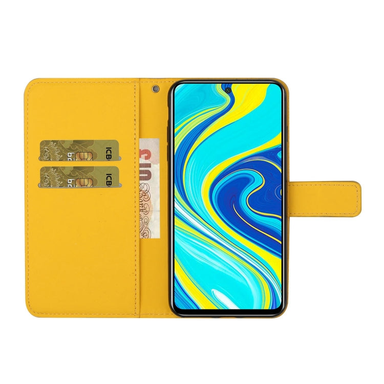 For Xiaomi Redmi Note 9 Pro Ethnic Style Embossed Pattern Horizontal Flip Leather Case with Holder & Card Slots & Wallet & Lanyard