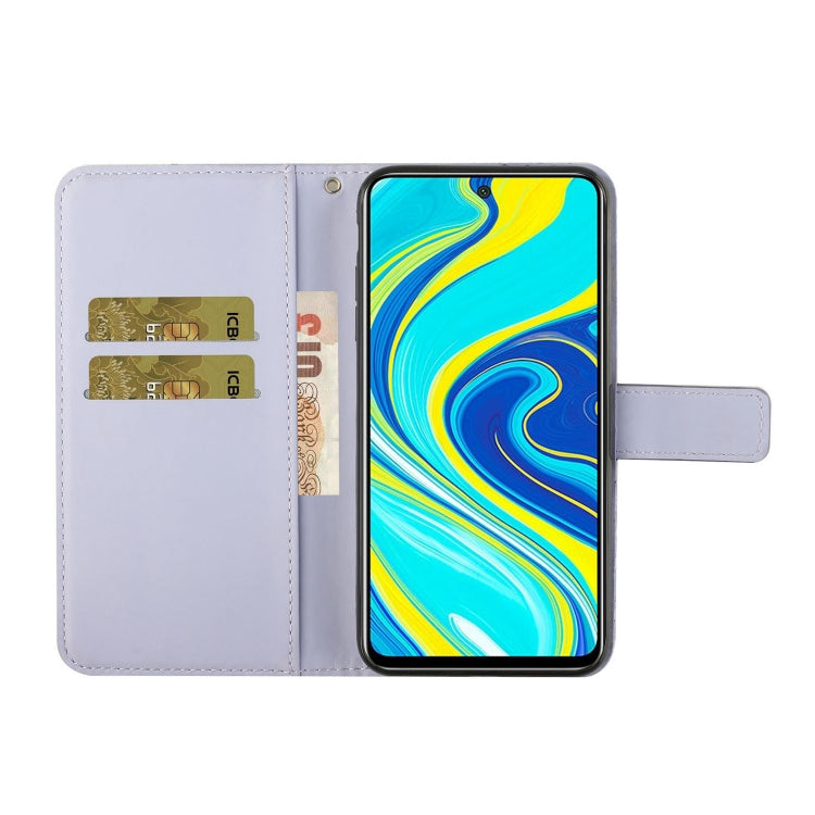 For Xiaomi Redmi Note 9 Pro Ethnic Style Embossed Pattern Horizontal Flip Leather Case with Holder & Card Slots & Wallet & Lanyard