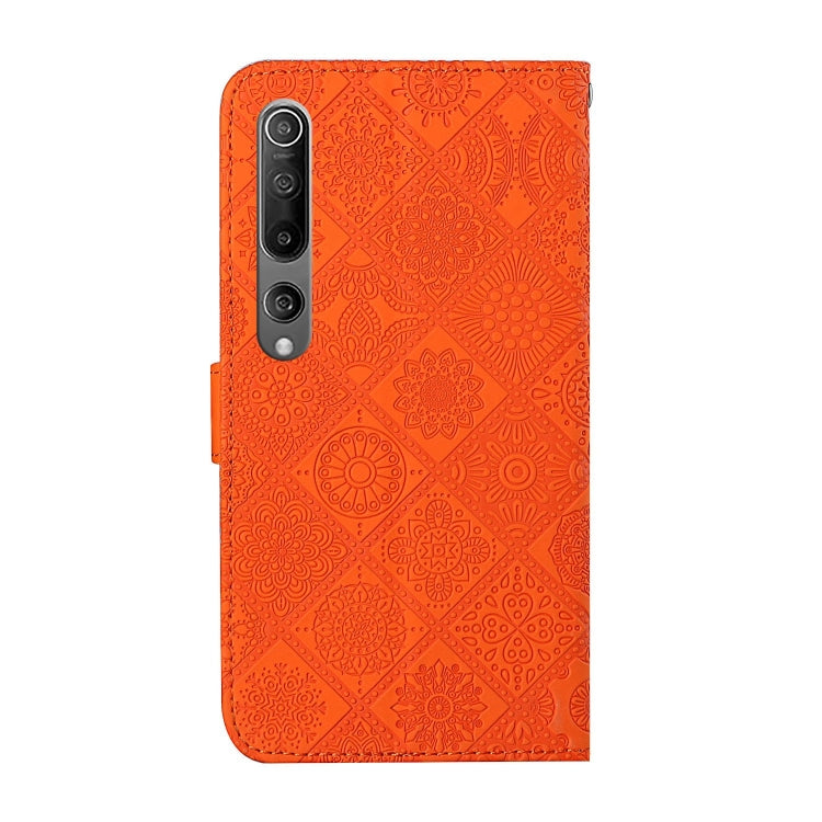 For Xiaomi Mi 10 5G Ethnic Style Embossed Pattern Horizontal Flip Leather Case with Holder & Card Slots & Wallet & Lanyard