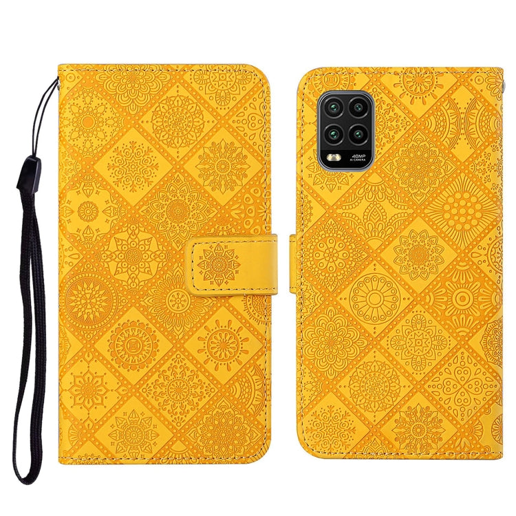 For Xiaomi Mi 10 Lite 5G Ethnic Style Embossed Pattern Horizontal Flip Leather Case with Holder & Card Slots & Wallet & Lanyard