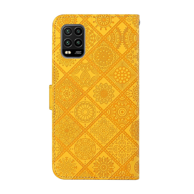 For Xiaomi Mi 10 Lite 5G Ethnic Style Embossed Pattern Horizontal Flip Leather Case with Holder & Card Slots & Wallet & Lanyard