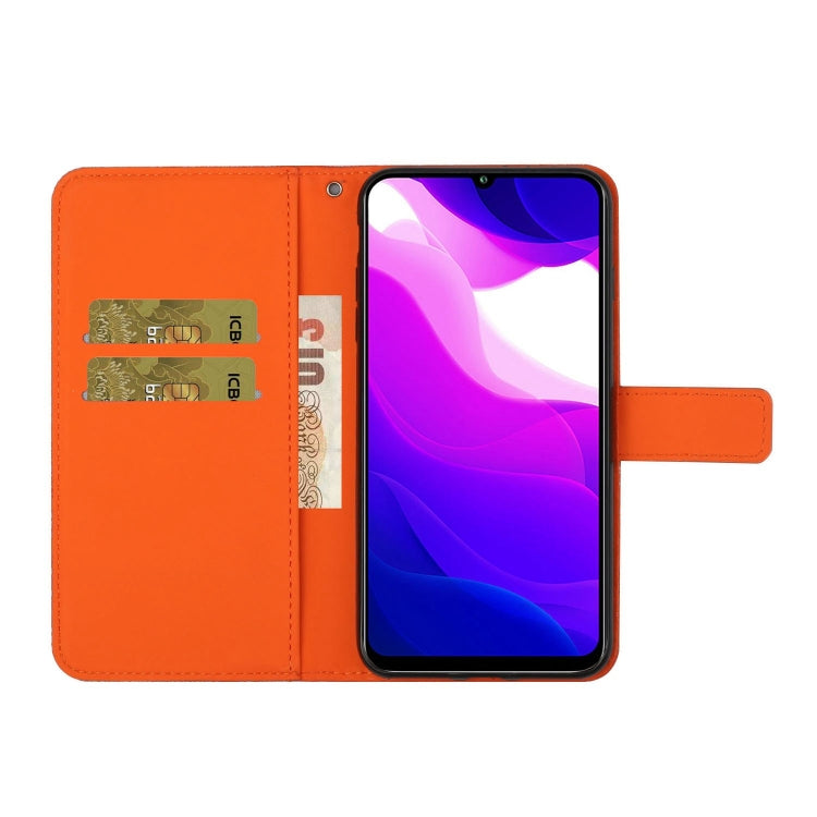 For Xiaomi Mi 10 Lite 5G Ethnic Style Embossed Pattern Horizontal Flip Leather Case with Holder & Card Slots & Wallet & Lanyard