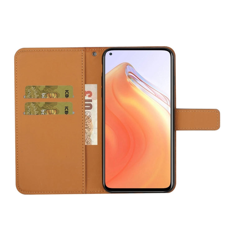 For Xiaomi Mi 10T 5G Ethnic Style Embossed Pattern Horizontal Flip Leather Case with Holder & Card Slots & Wallet & Lanyard