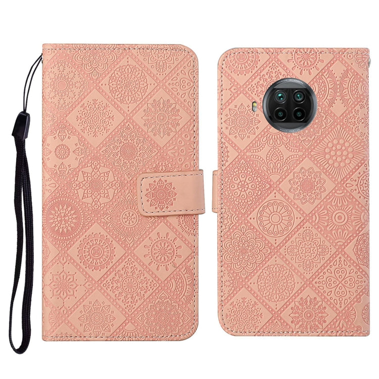 For Xiaomi Mi 10T Lite 5G Ethnic Style Embossed Pattern Horizontal Flip Leather Case with Holder & Card Slots & Wallet & Lanyard