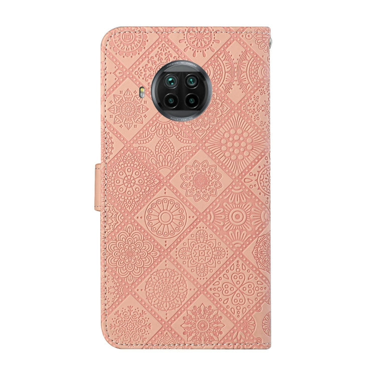 For Xiaomi Mi 10T Lite 5G Ethnic Style Embossed Pattern Horizontal Flip Leather Case with Holder & Card Slots & Wallet & Lanyard