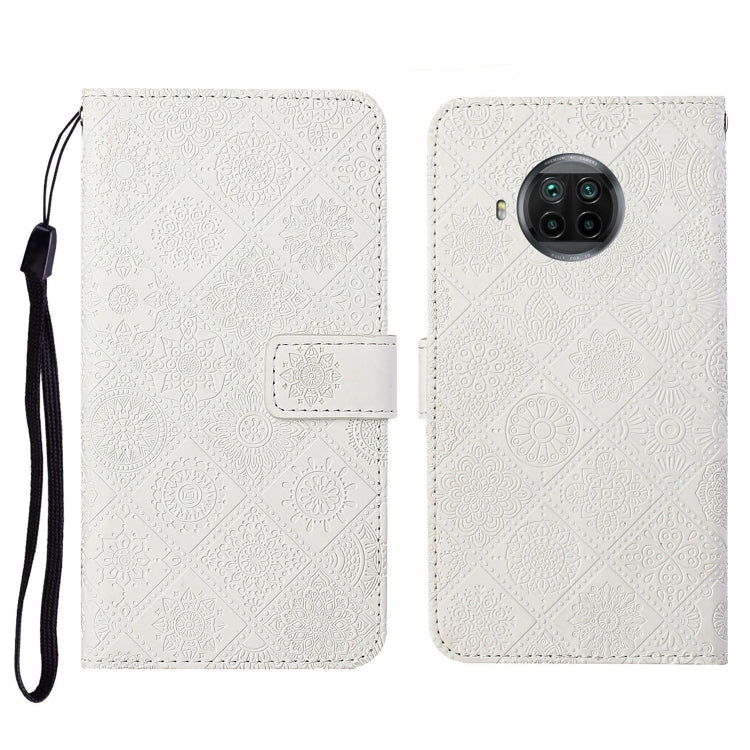 For Xiaomi Mi 10T Lite 5G Ethnic Style Embossed Pattern Horizontal Flip Leather Case with Holder & Card Slots & Wallet & Lanyard