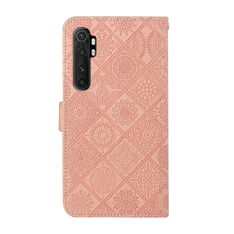 For Xiaomi Mi Note 10 Lite Ethnic Style Embossed Pattern Horizontal Flip Leather Case with Holder & Card Slots & Wallet & Lanyard