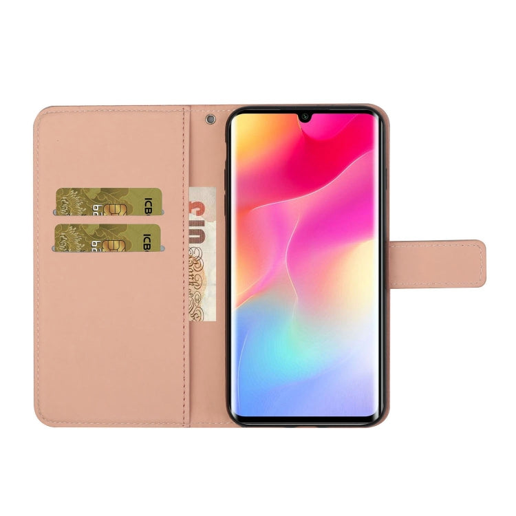 For Xiaomi Mi Note 10 Lite Ethnic Style Embossed Pattern Horizontal Flip Leather Case with Holder & Card Slots & Wallet & Lanyard