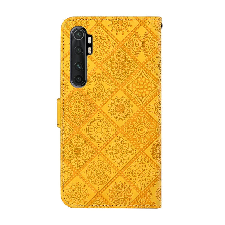 For Xiaomi Mi Note 10 Lite Ethnic Style Embossed Pattern Horizontal Flip Leather Case with Holder & Card Slots & Wallet & Lanyard