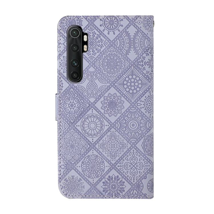 For Xiaomi Mi Note 10 Lite Ethnic Style Embossed Pattern Horizontal Flip Leather Case with Holder & Card Slots & Wallet & Lanyard