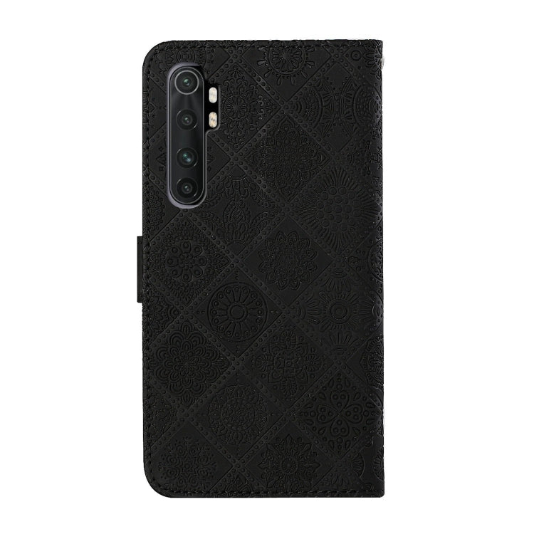 For Xiaomi Mi Note 10 Lite Ethnic Style Embossed Pattern Horizontal Flip Leather Case with Holder & Card Slots & Wallet & Lanyard