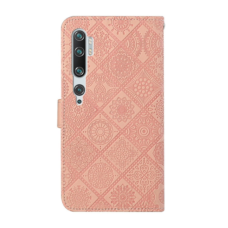 For Xiaomi Mi Note 10 / 10 Pro Ethnic Style Embossed Pattern Horizontal Flip Leather Case with Holder & Card Slots & Wallet & Lanyard