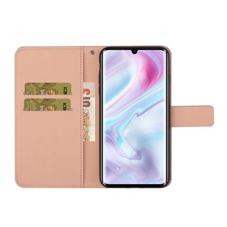 For Xiaomi Mi Note 10 / 10 Pro Ethnic Style Embossed Pattern Horizontal Flip Leather Case with Holder & Card Slots & Wallet & Lanyard