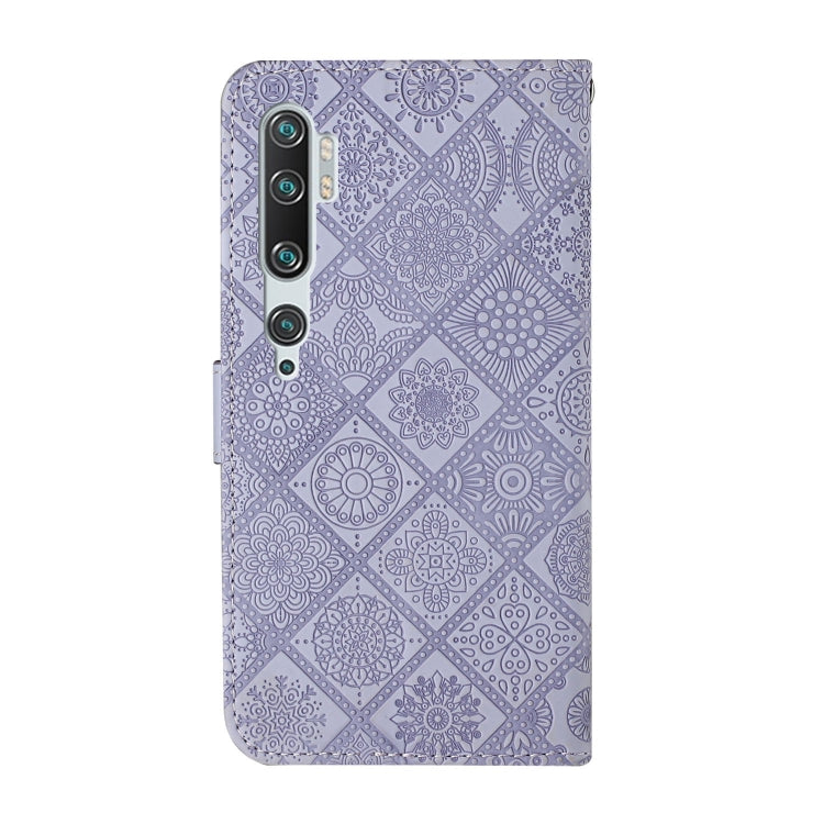 For Xiaomi Mi Note 10 / 10 Pro Ethnic Style Embossed Pattern Horizontal Flip Leather Case with Holder & Card Slots & Wallet & Lanyard