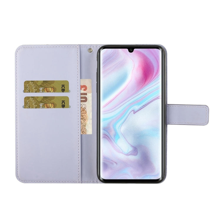 For Xiaomi Mi Note 10 / 10 Pro Ethnic Style Embossed Pattern Horizontal Flip Leather Case with Holder & Card Slots & Wallet & Lanyard